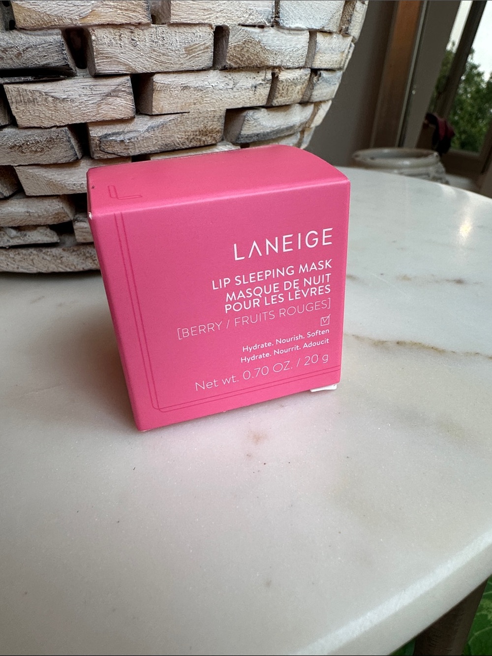 LANEIGE Lip Sleeping Mask - Berry Pink Box